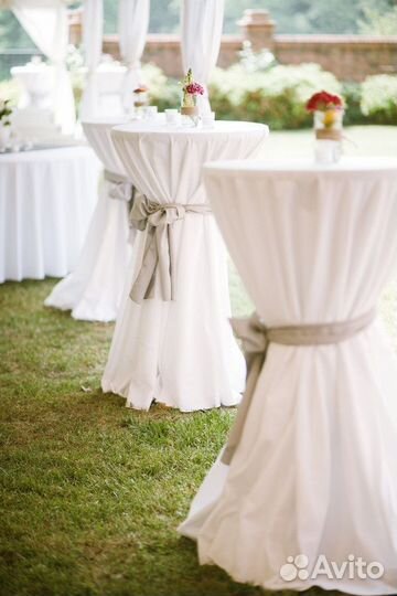 Чехлы на коктейльные столы. Сделаем под вас