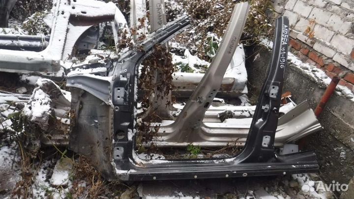 Порог со стойкой левый Fiat Albea 2002-2012