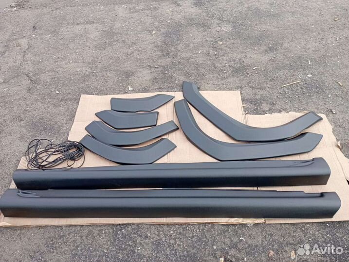 Обвес (пороги, арки) Шевроле нива до 2009