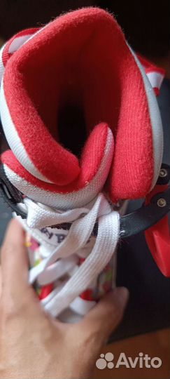 Роликовые коньки Angry Birds + новый шлем и защита