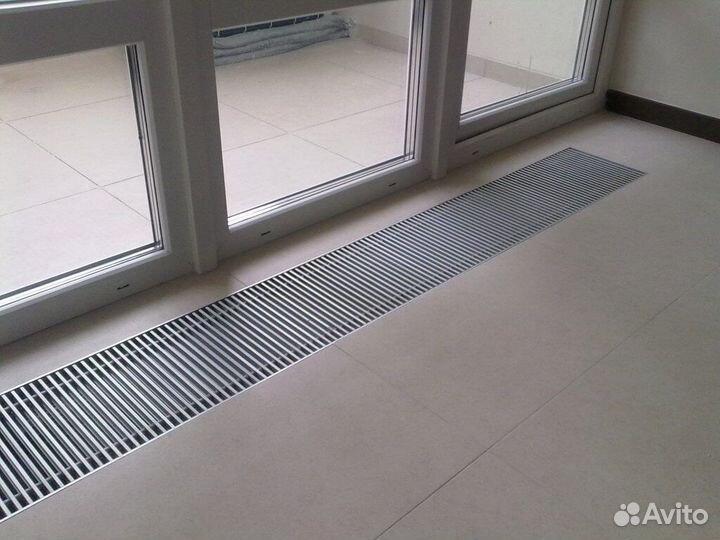 Конвектор в пол KWH 200-105-2900 мощность 1255 Вт