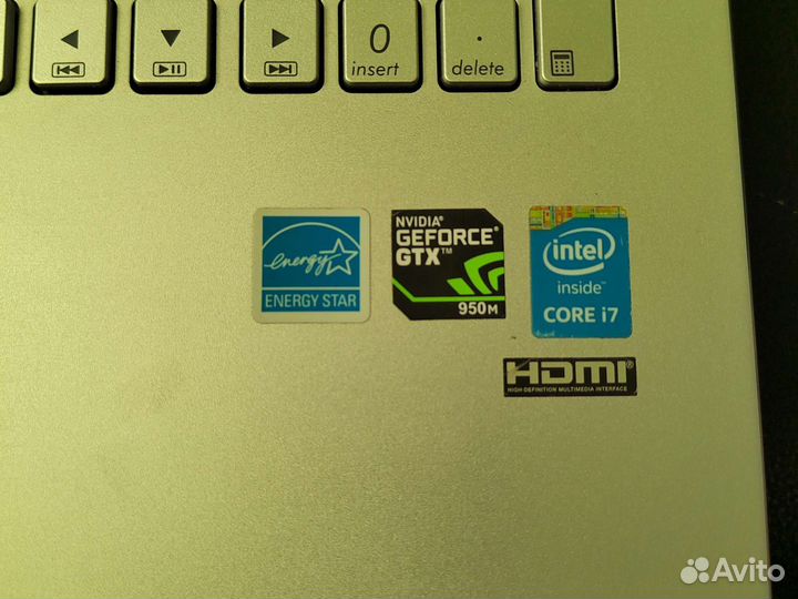 Asus N550J Intel core i7 GeForce GTX950