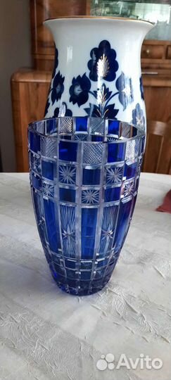 Ваза хрустальная