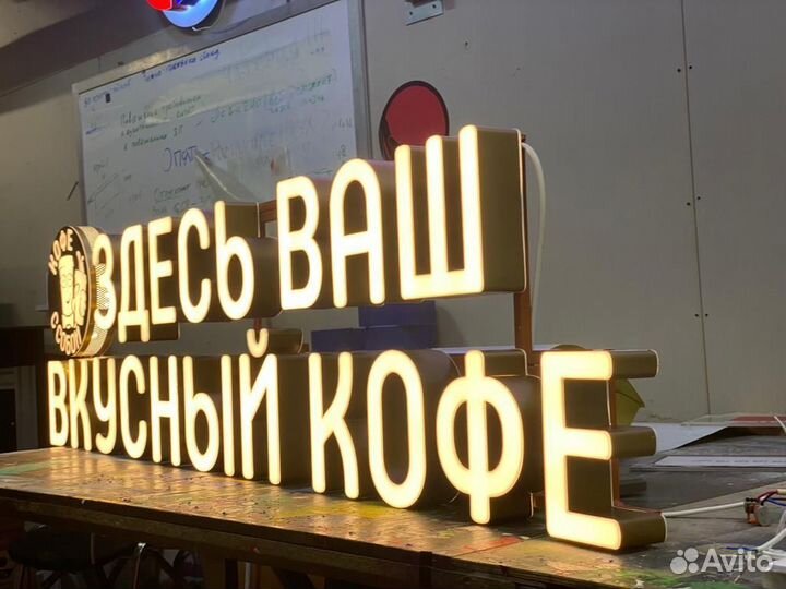 Вывеска кофе
