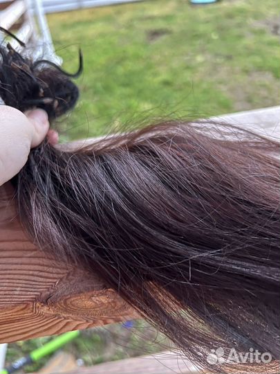 Волосы для наращивания бу 40 см натуральные