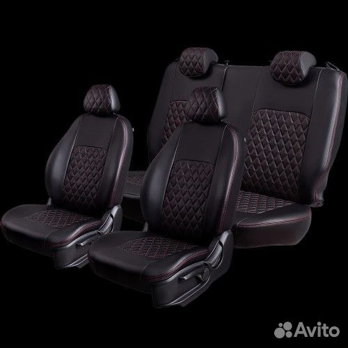 Чехлы на сиденье /1118/ 11.2004-03.2013г, Калина-2
