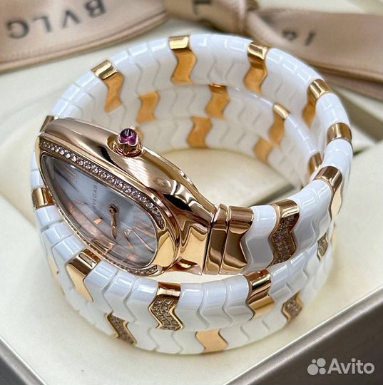 Часы Bvlgari Serpenti Spiga White Dial