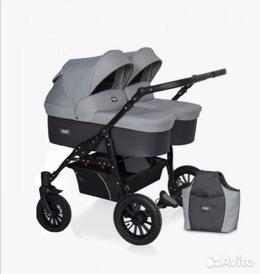 Коляска для двойни 2 в 1
