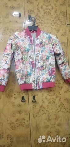 Куртка бомбер на девочку