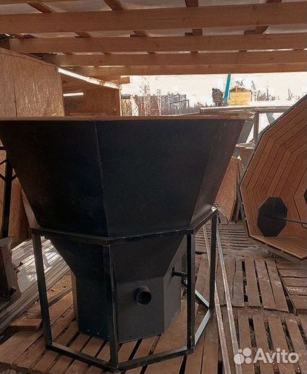 Уличная баня. Банный чан/Купель