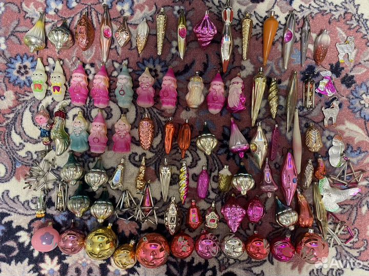 Новогодние игрушки СССР 70-х годов