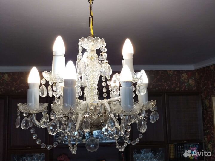 Люстра хрустальная богемия чехия