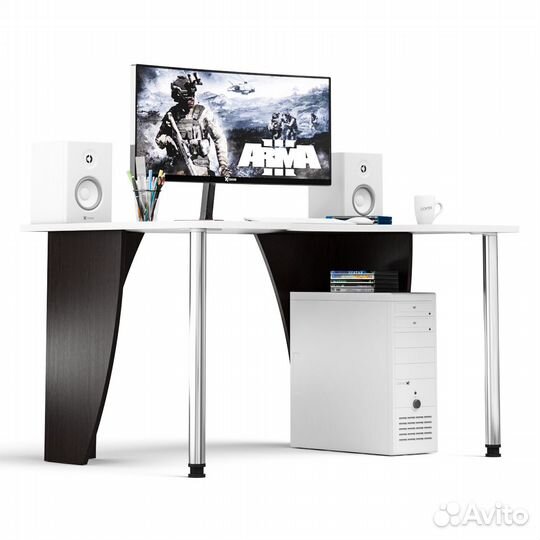 Игровой компьютерный стол С-мд-ск2-1400-900 цвет в