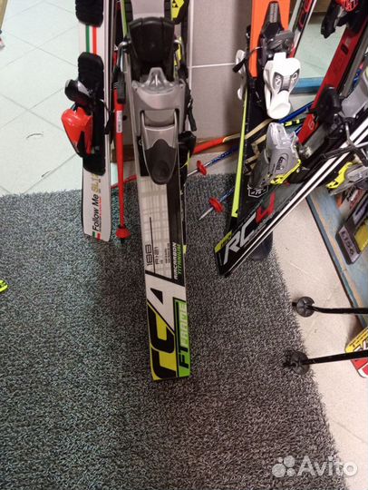 Горные лыжи fischer rc4 worldcup GS с ботинками