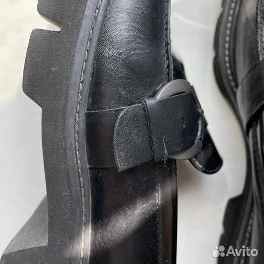 Лоферы geox черные кожа 39