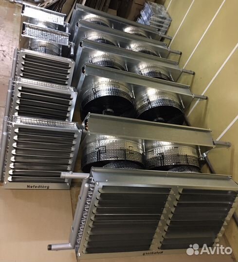 Тепловентилятор водяной мощный 8600 м3/ч