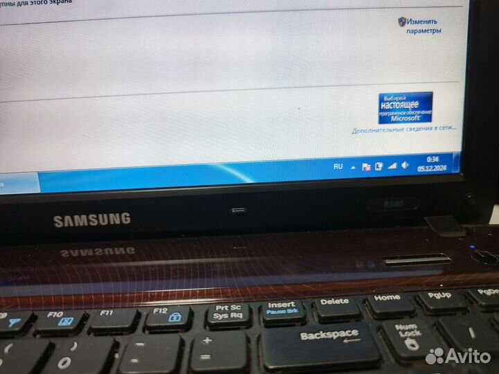 Ноутбук samsung R-580