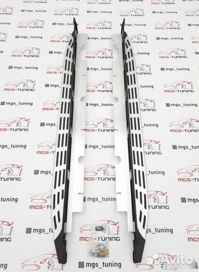 Пороги (Подножки) на Mercedes GLA-Class H247