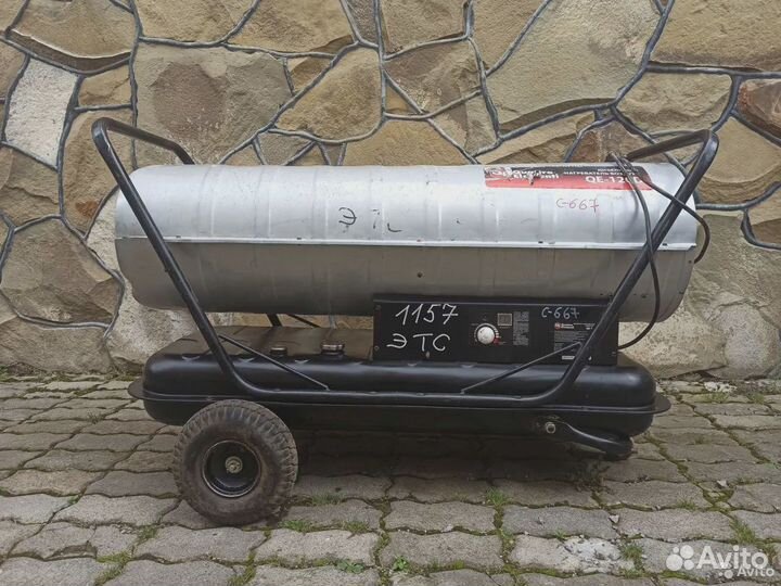 Дизельная тепловая пушка 120квт 650м.кв