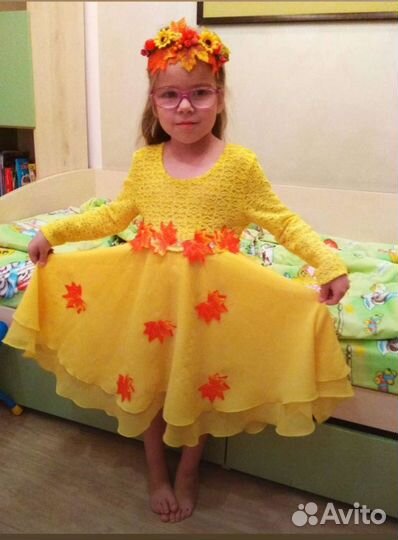 Костюм Золотая осень, на 4-6 лет