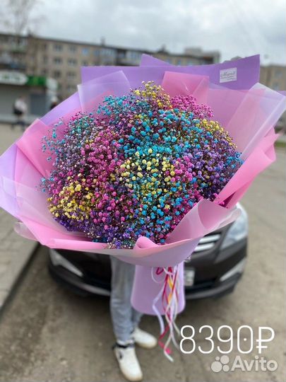 Цветы. Букет цветов. Цветы Вологда.Гипсофила