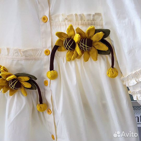 Платье рубашка для девочки