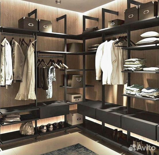 Гардеробная loft