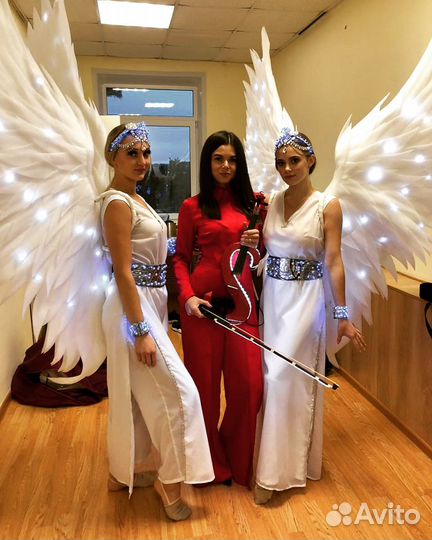 Ангелы световые на свадьбу, юбилей, корпоратив