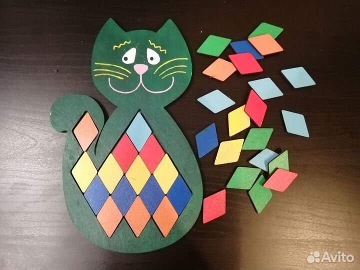 Смайл декор, мозайка Кот