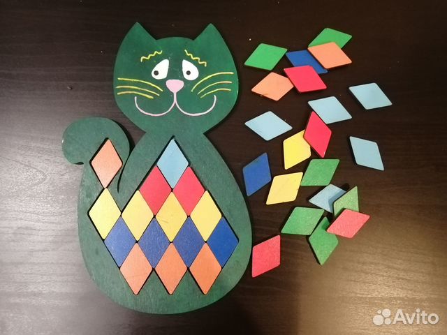 Смайл декор, мозайка Кот