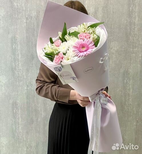 Букет живых цветов 