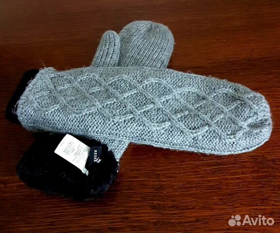 Варежки зимние женские