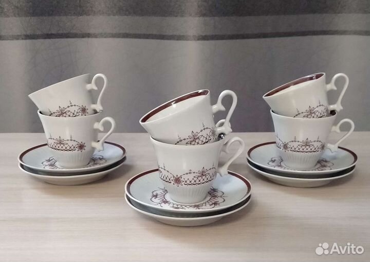 Кофейные чашки с блюдцем СССР
