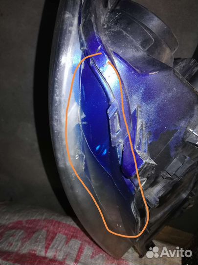Фара форд фокус рестайлинг б/у с дефектами