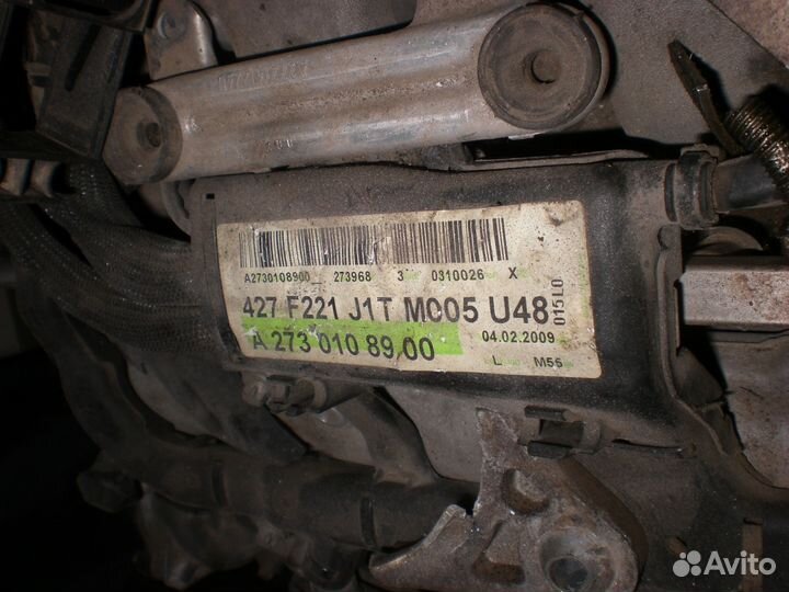 Двигатель по частям Мерседес W221 5.5