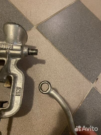 Мясорубка ручная СССР чугунная