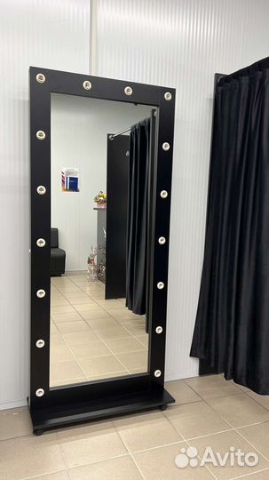 Зеркало в полный рост 185 на 80 с подставкой