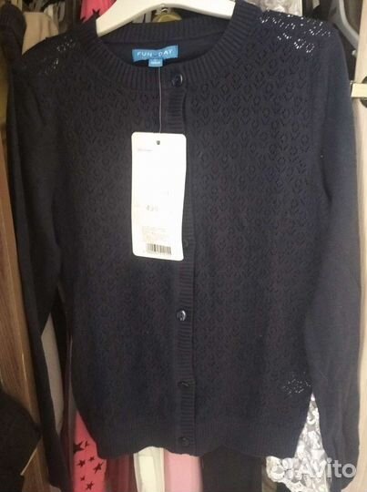 Джемпер школьный синий