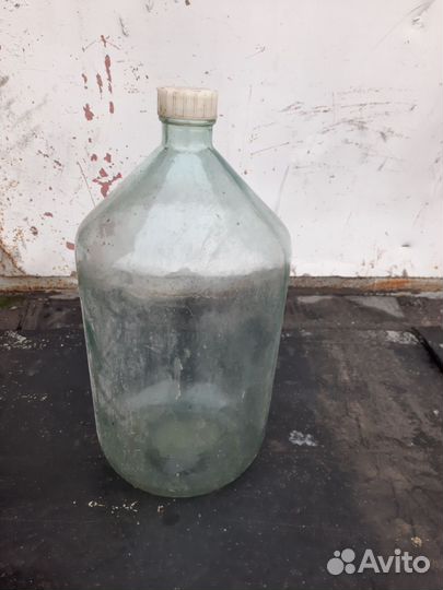 Бутылка стеклянная 20 литров
