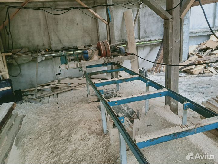 Ленточная пилорама wood mizer,кромка,торцовка