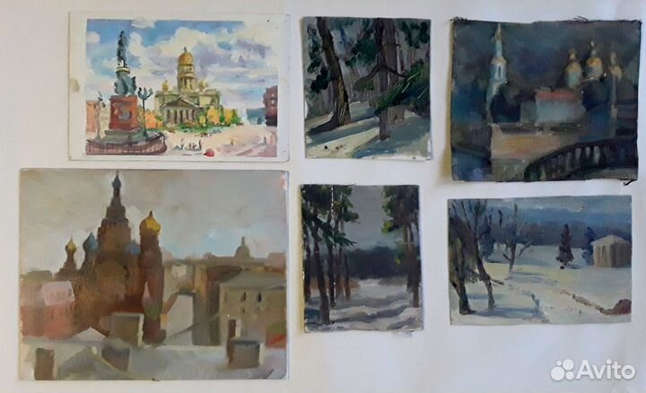 Этюд масло. Пейзажи