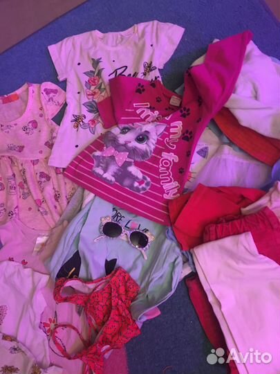 Вещи пакетом для девочки 92 98 104