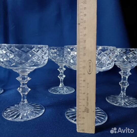 Креманки, салатники, хрусталь. 5шт