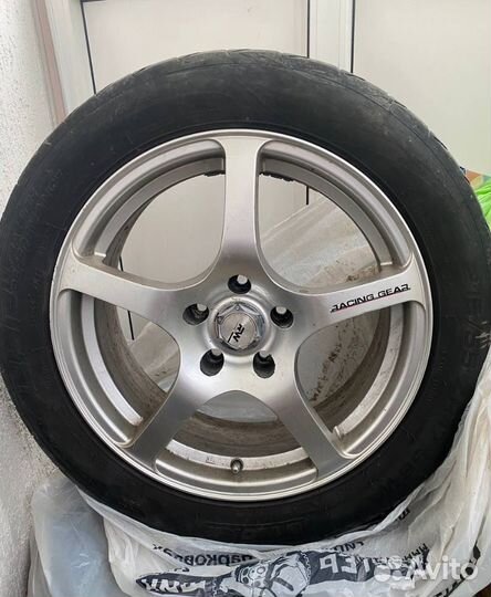 Диски Racing wheels 7x17 ET60 c резиной