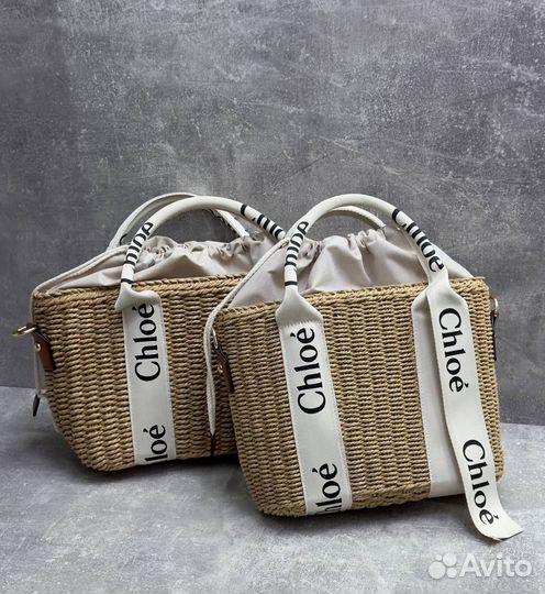 Сумка пляжная плетеная chloe