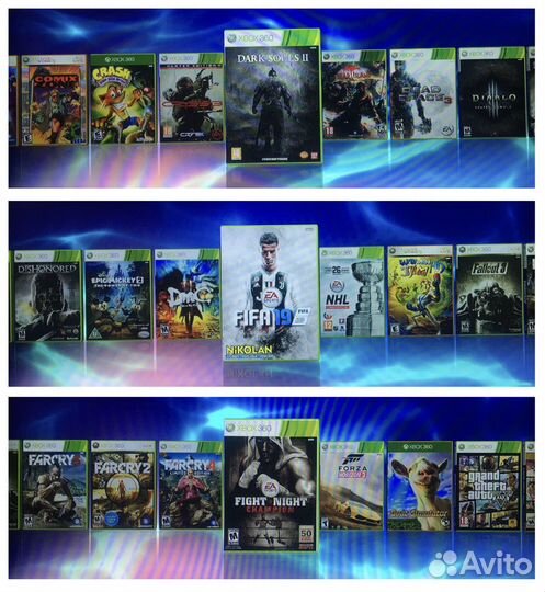 Xbox 360S freeboot + 100 игр