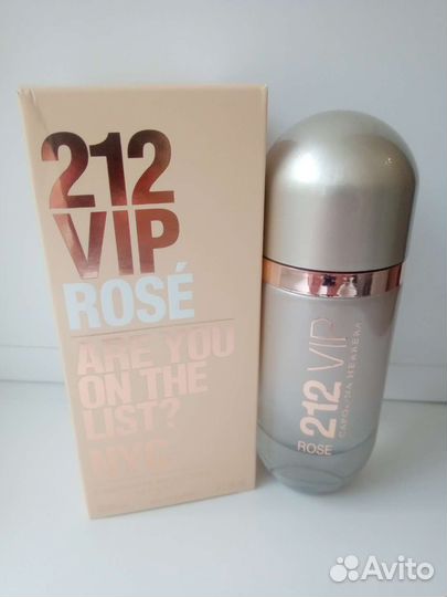 Carolina Herrera 212 Vip Rose 80 мл Парфюм Новый