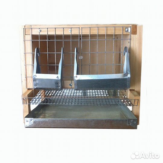 Перепелиная клетка, деревянная мини 