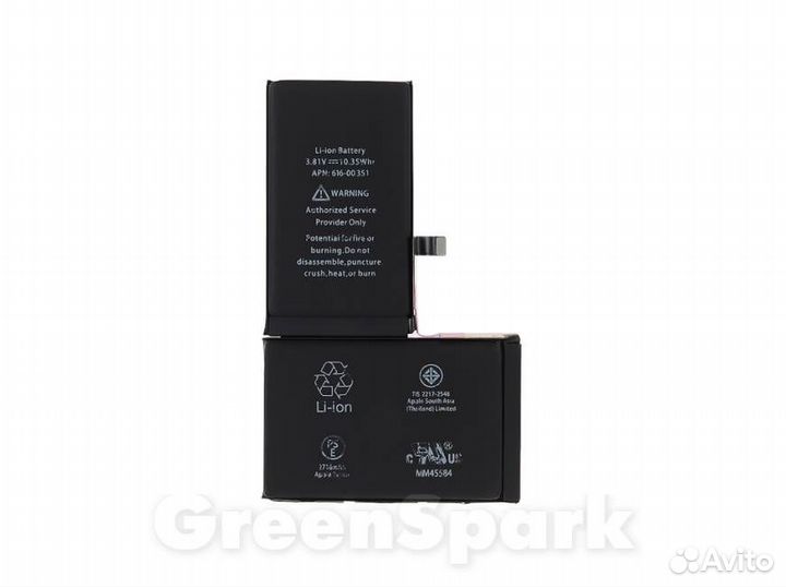 Аккумулятор для iPhone X 616-00351 HC с монтажным
