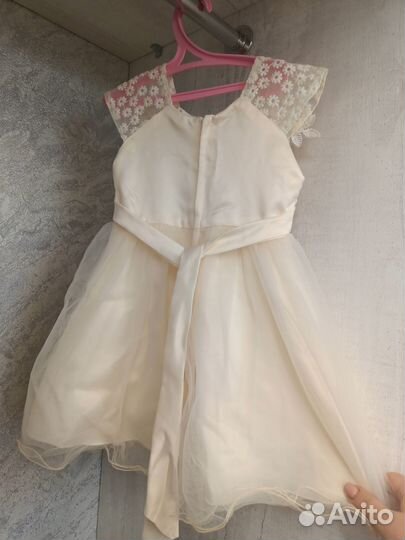 Праздничное Платье для девочки. Снежинка